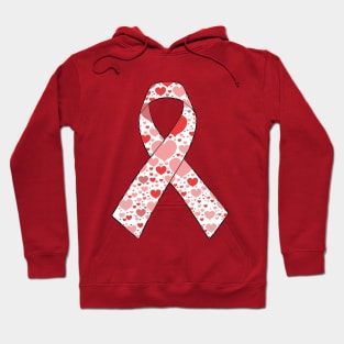 Hearts Ribbon Hoodie